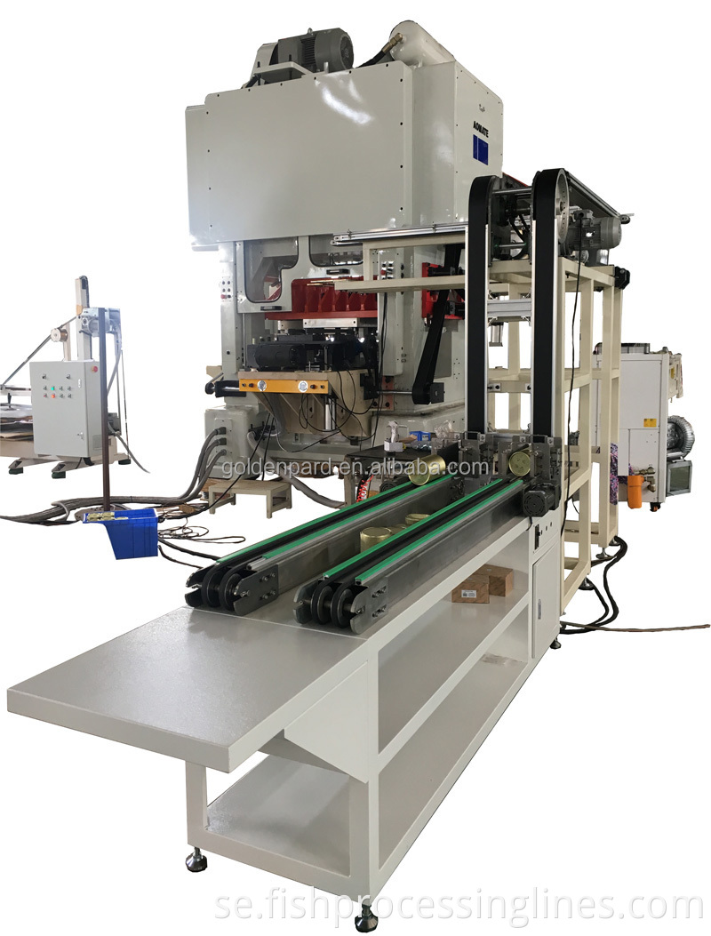 Automatisk tennplatta aluminium Easy Open End Can Lid Making Machine Production Machine